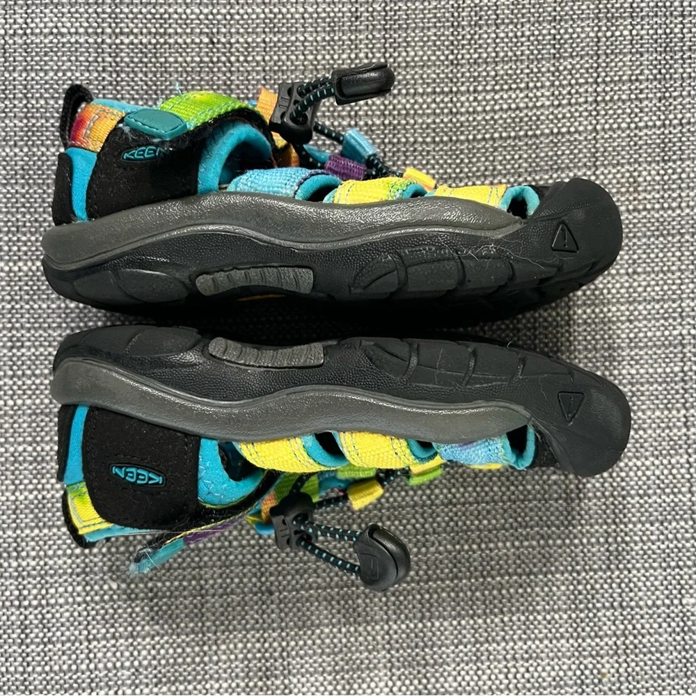 Keen Kids Multicolor Teal Yellow Purple Water Sandals